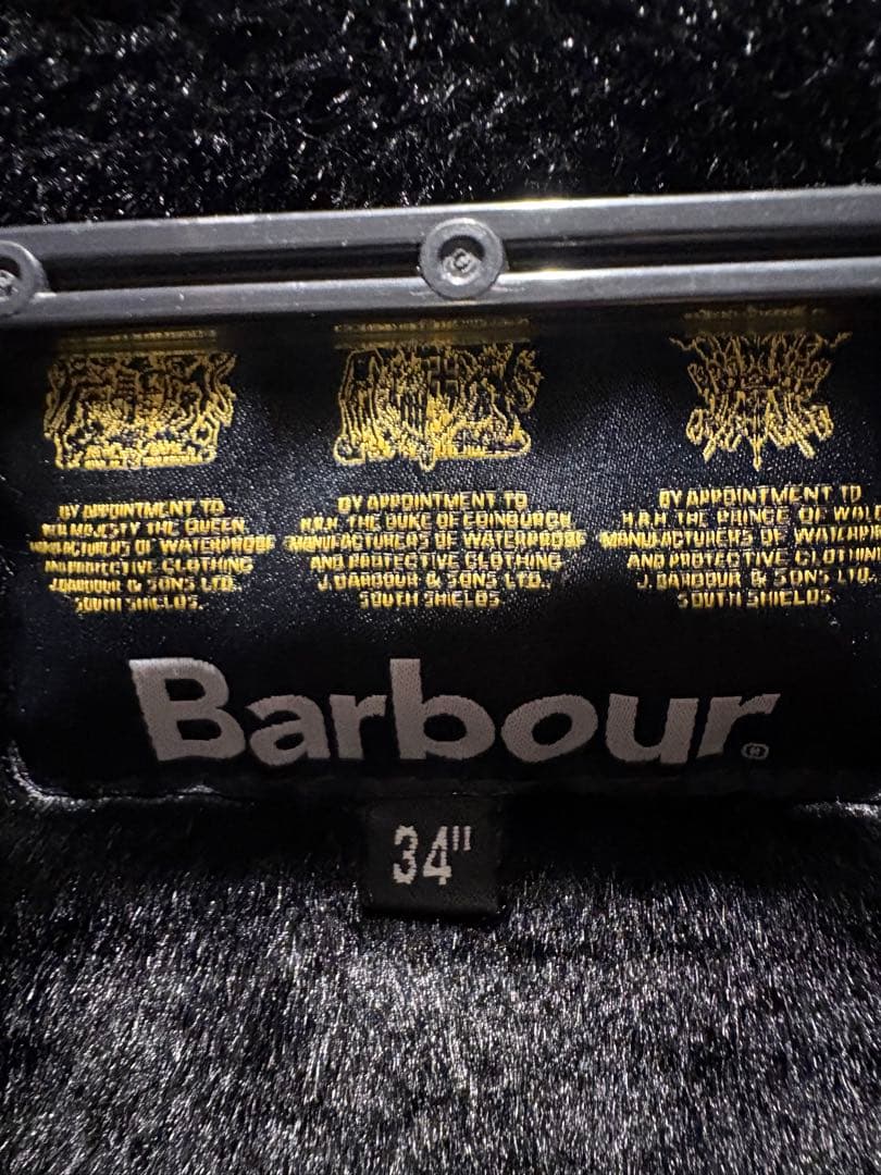 本日限定値下げ！Barbour ブラック ジャケット 34