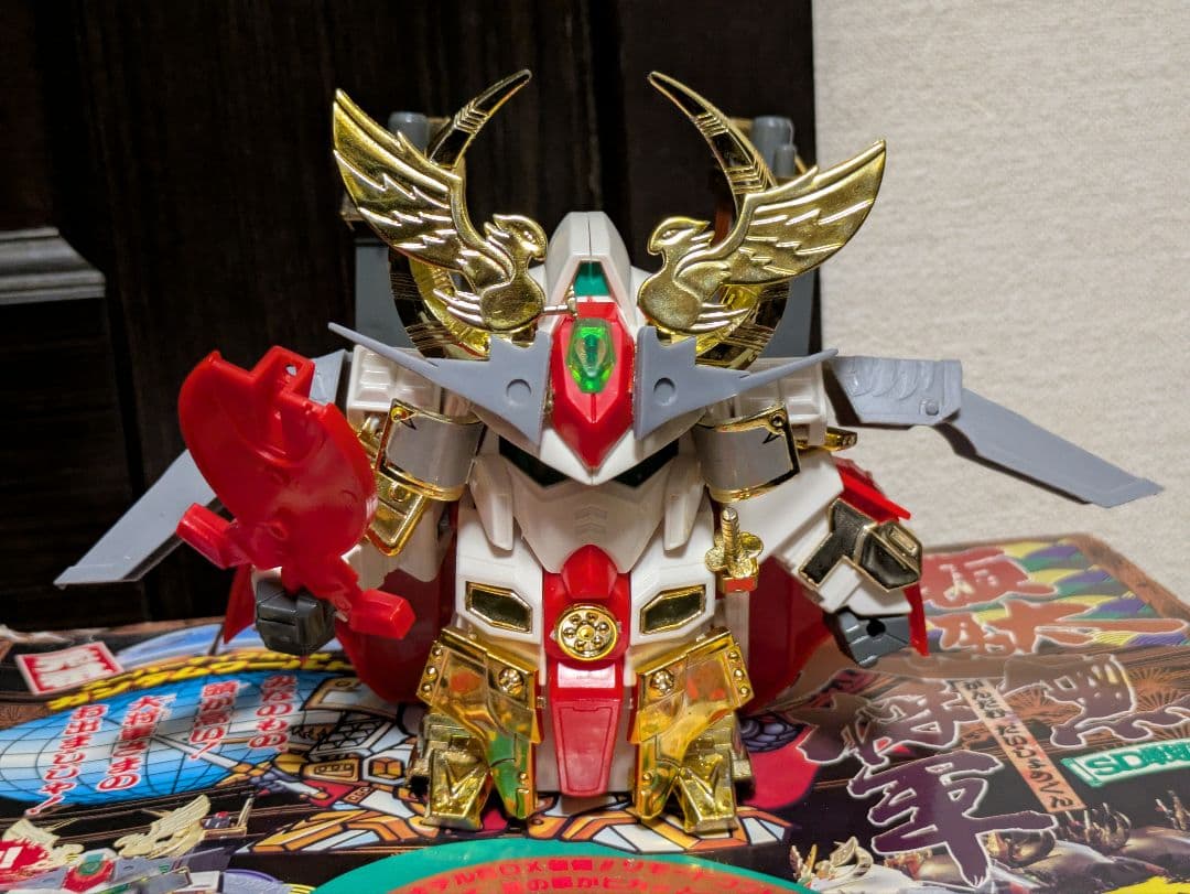 【箱付き現状】元祖 SD ガンダム NO-42 頑駄無大将軍 武者 スナック