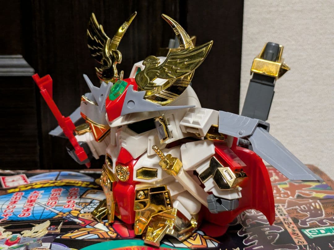 【箱付き現状】元祖 SD ガンダム NO-42 頑駄無大将軍 武者 スナック