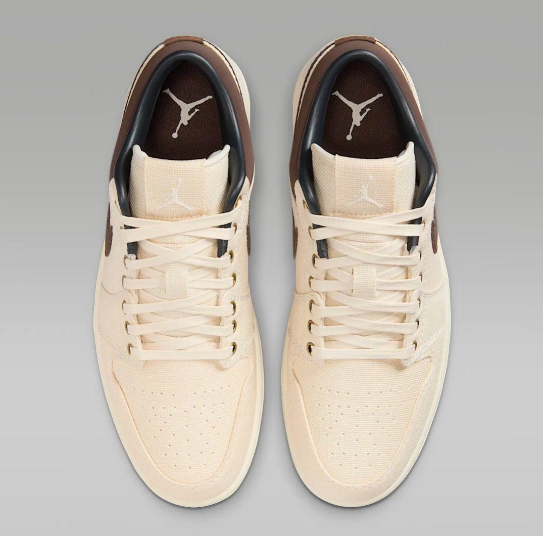 Nike Air Jordan 1 Low プレミアム アイボリー/ブラウン