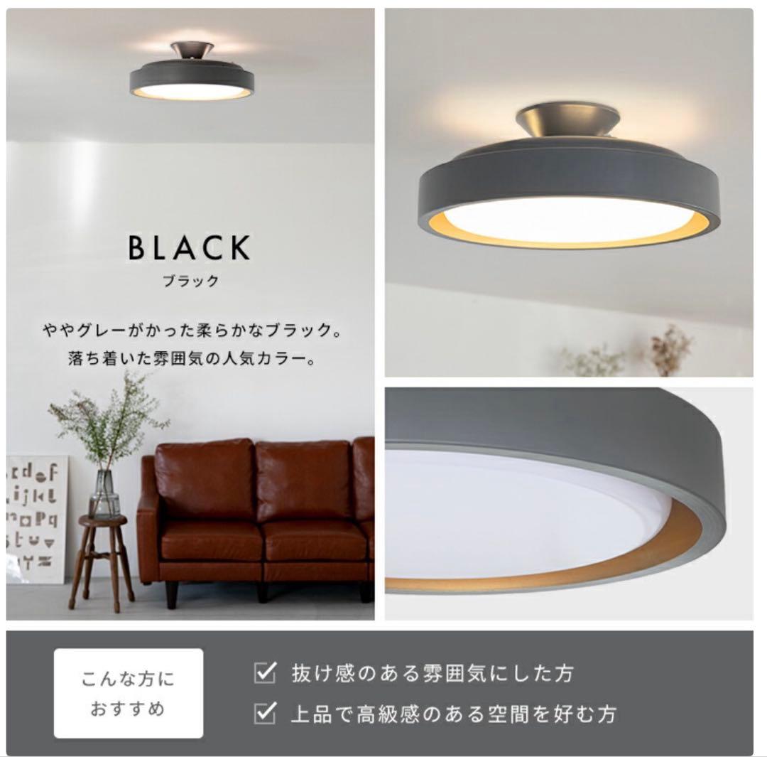 BeauBelle LAMELO ブラック シーリングライト
