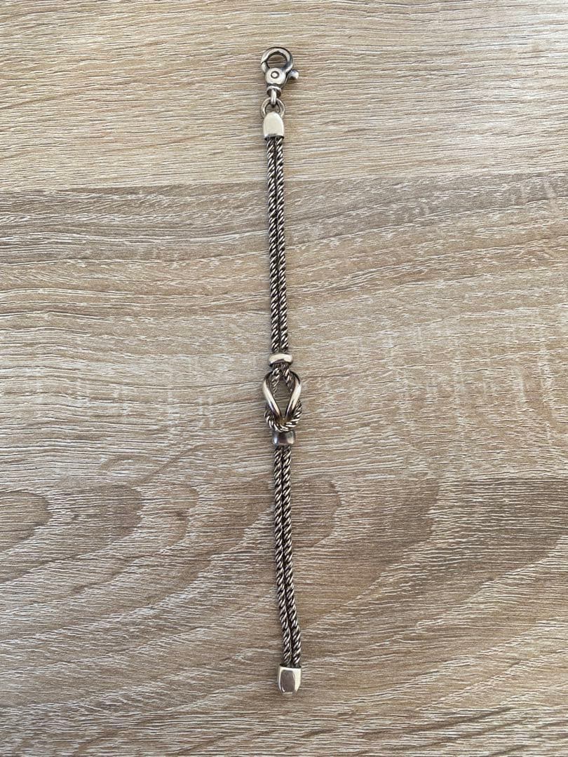 Tiffany & Co. センターノット　ダブルロープ　シルバーブレスレット