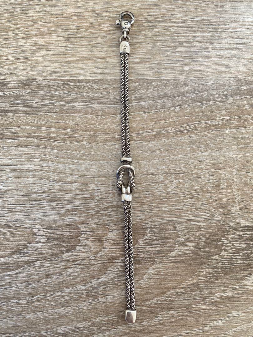 Tiffany & Co. センターノット　ダブルロープ　シルバーブレスレット