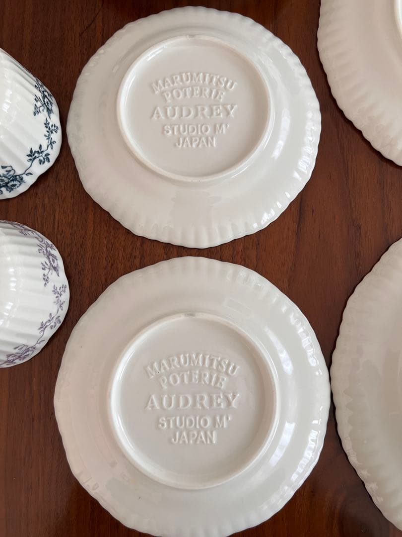 新品studio 'm オードリー8点まとめ売り＋おまけ プレート　ボウルコップ