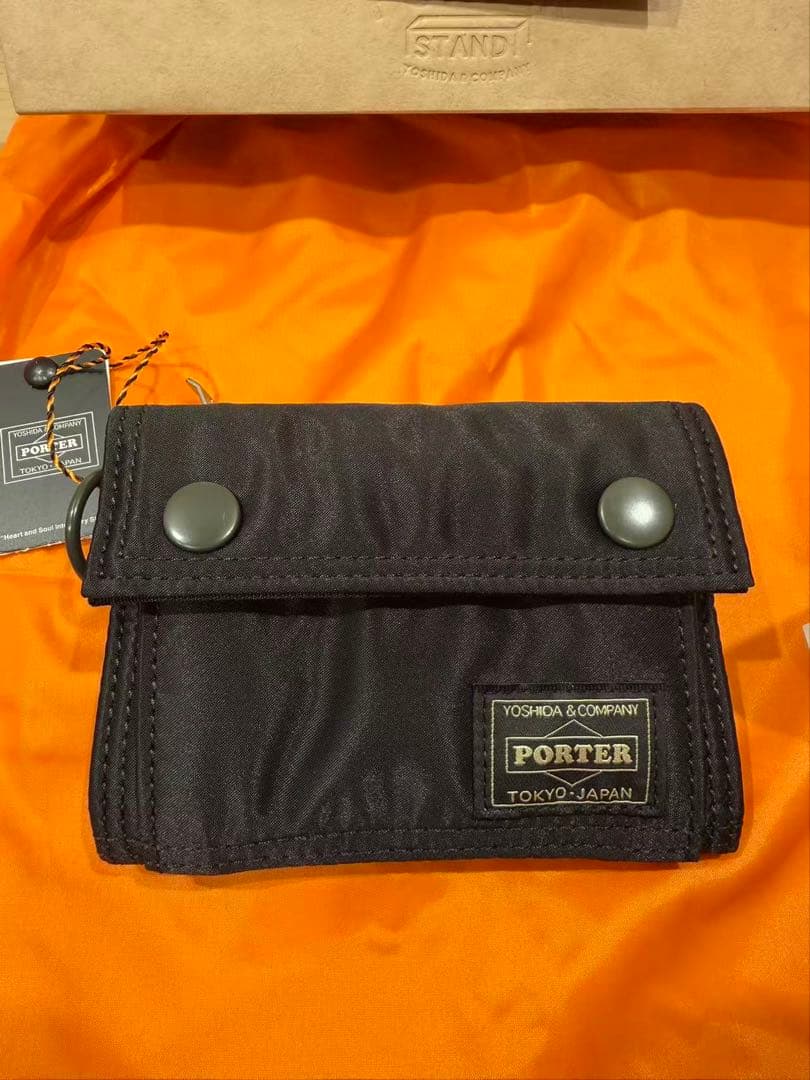 PORTER/タンカー/財布/吉田カバン/ウォレット/MA-1/ブラック/未使用
