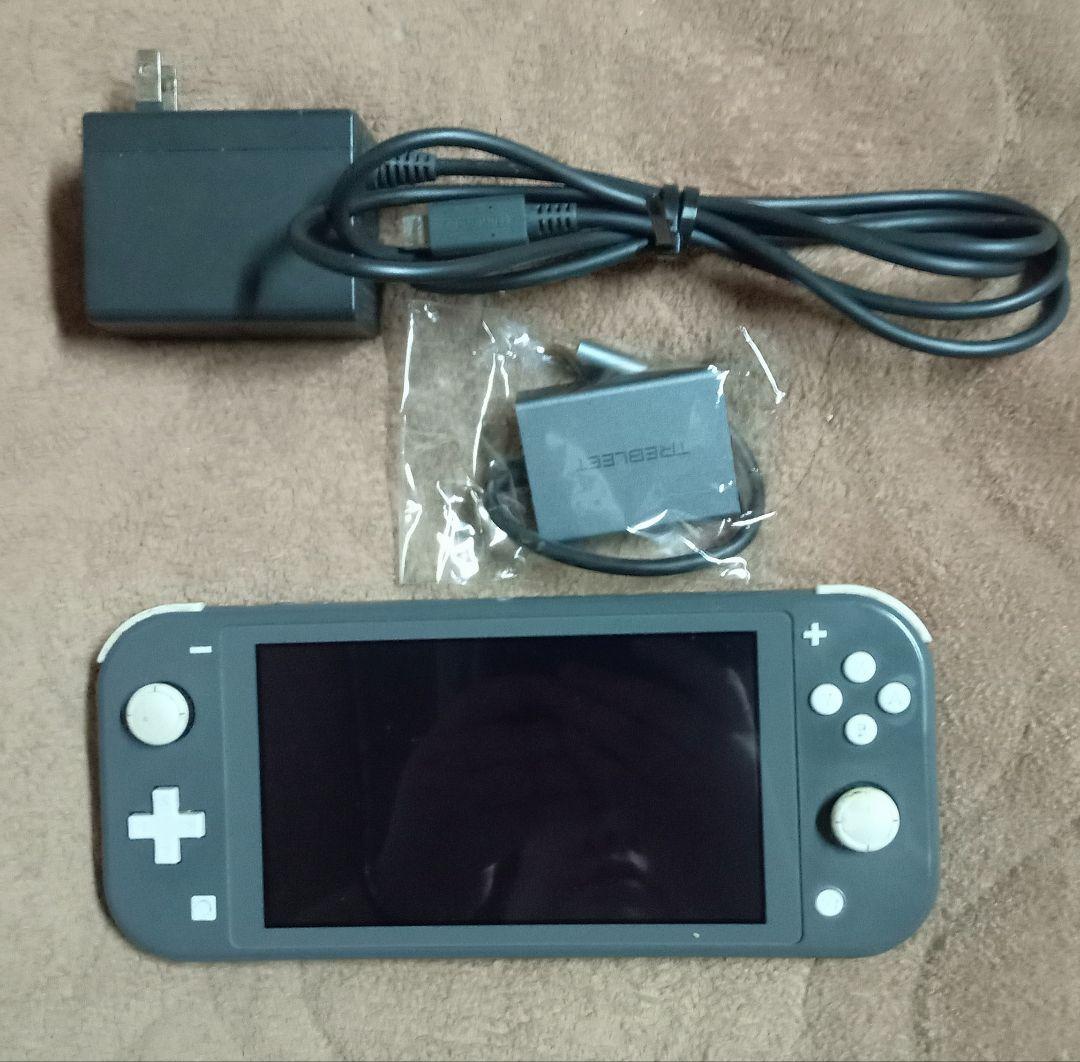 Nintendo Switch Lite グレー 本体 充電器付き