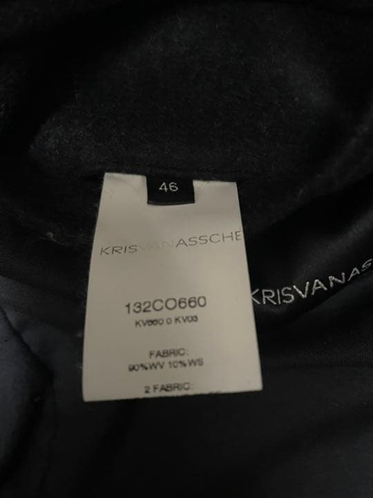 KRIS VAN ASSCHE（クリスヴァンアッシュ）ウールトレンチコート