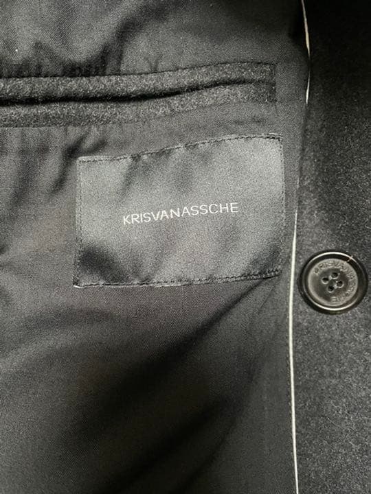 KRIS VAN ASSCHE（クリスヴァンアッシュ）ウールトレンチコート
