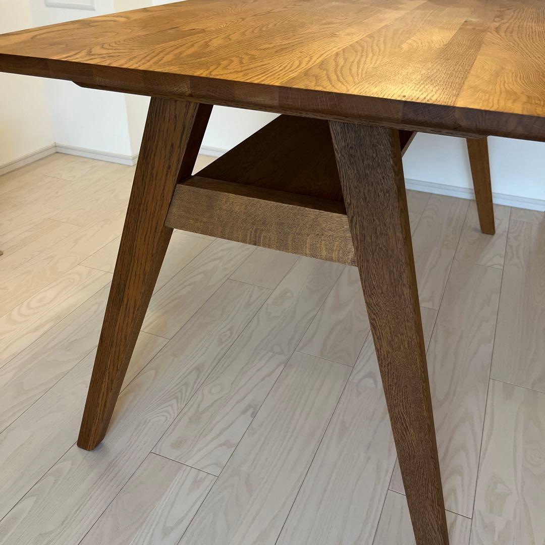 unico ADDAY 木製 ダイニングテーブル 135cm