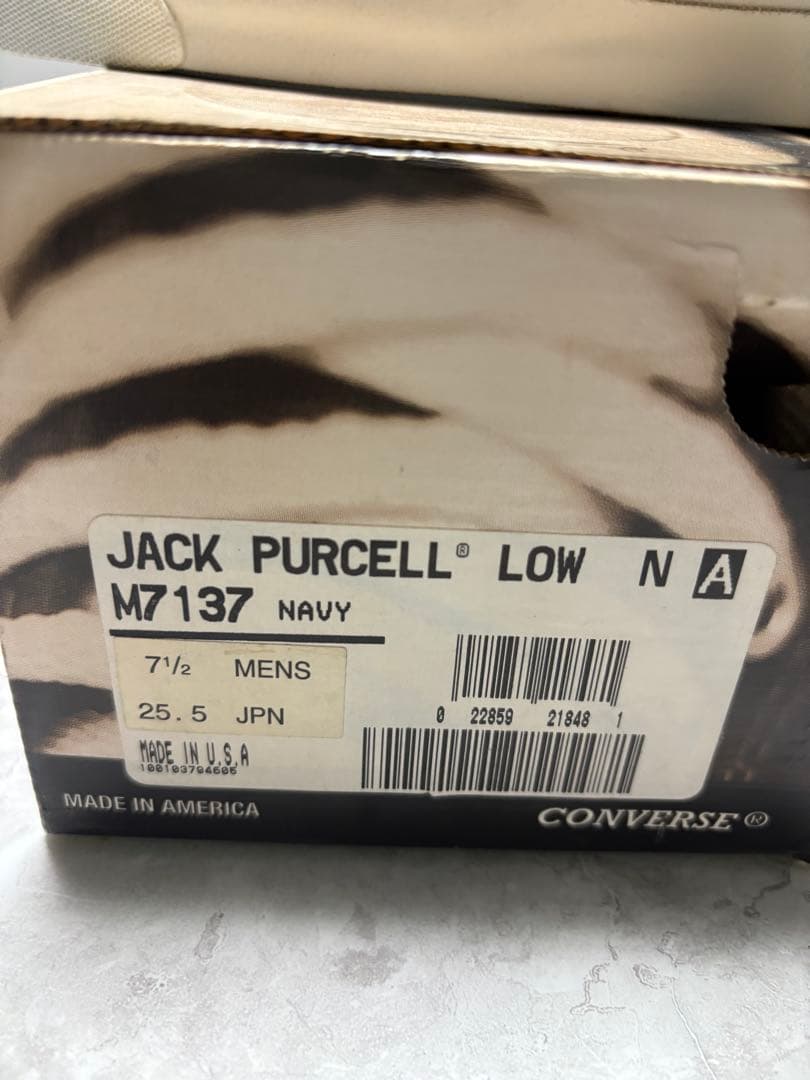 Jack Purcell コンバース ネイビー スニーカー　デッドストック