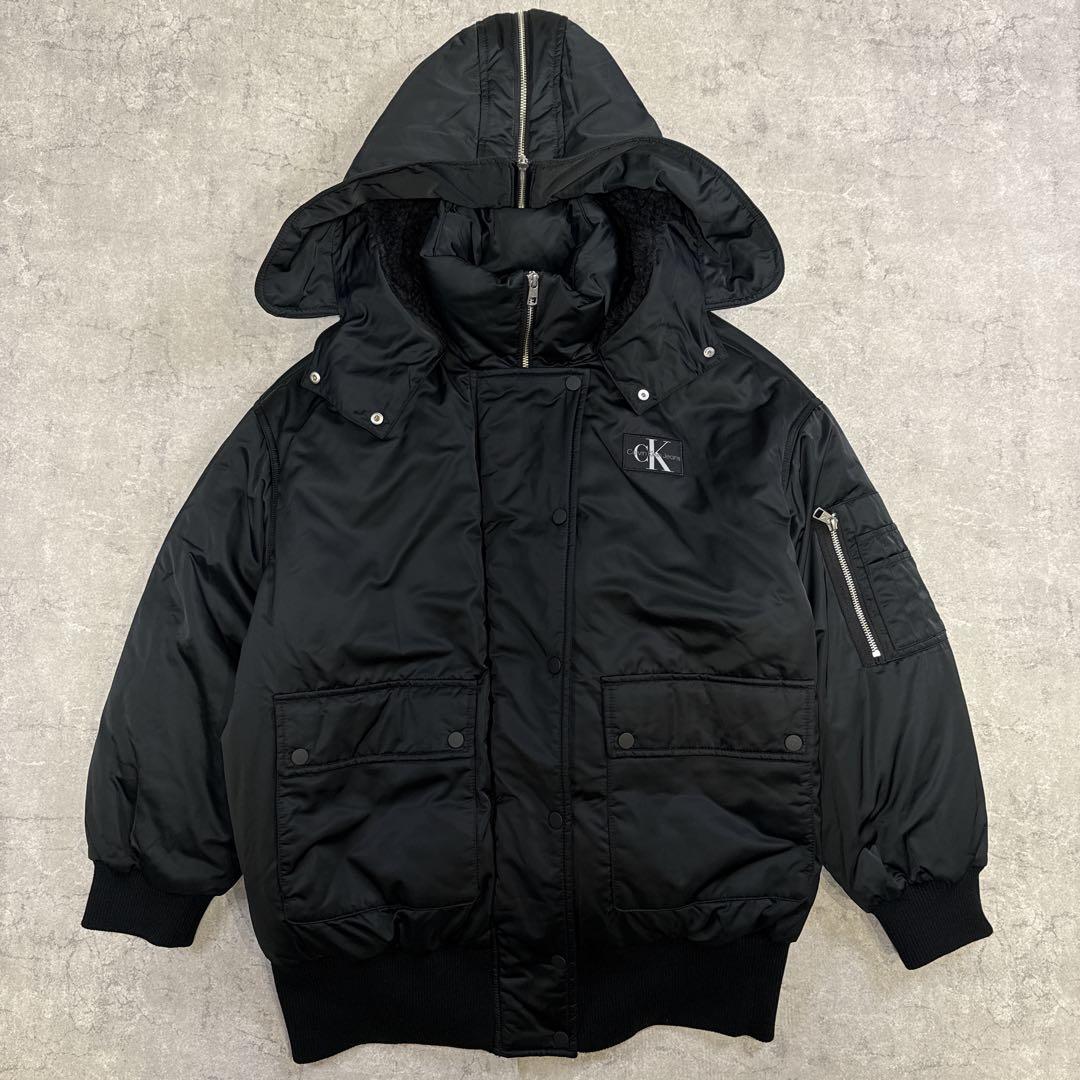 【美品】  Jeans ダウンジャケット M 黒 ボンバー