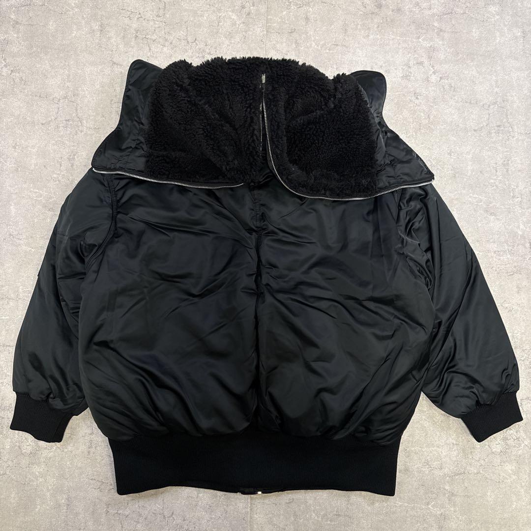 【美品】  Jeans ダウンジャケット M 黒 ボンバー