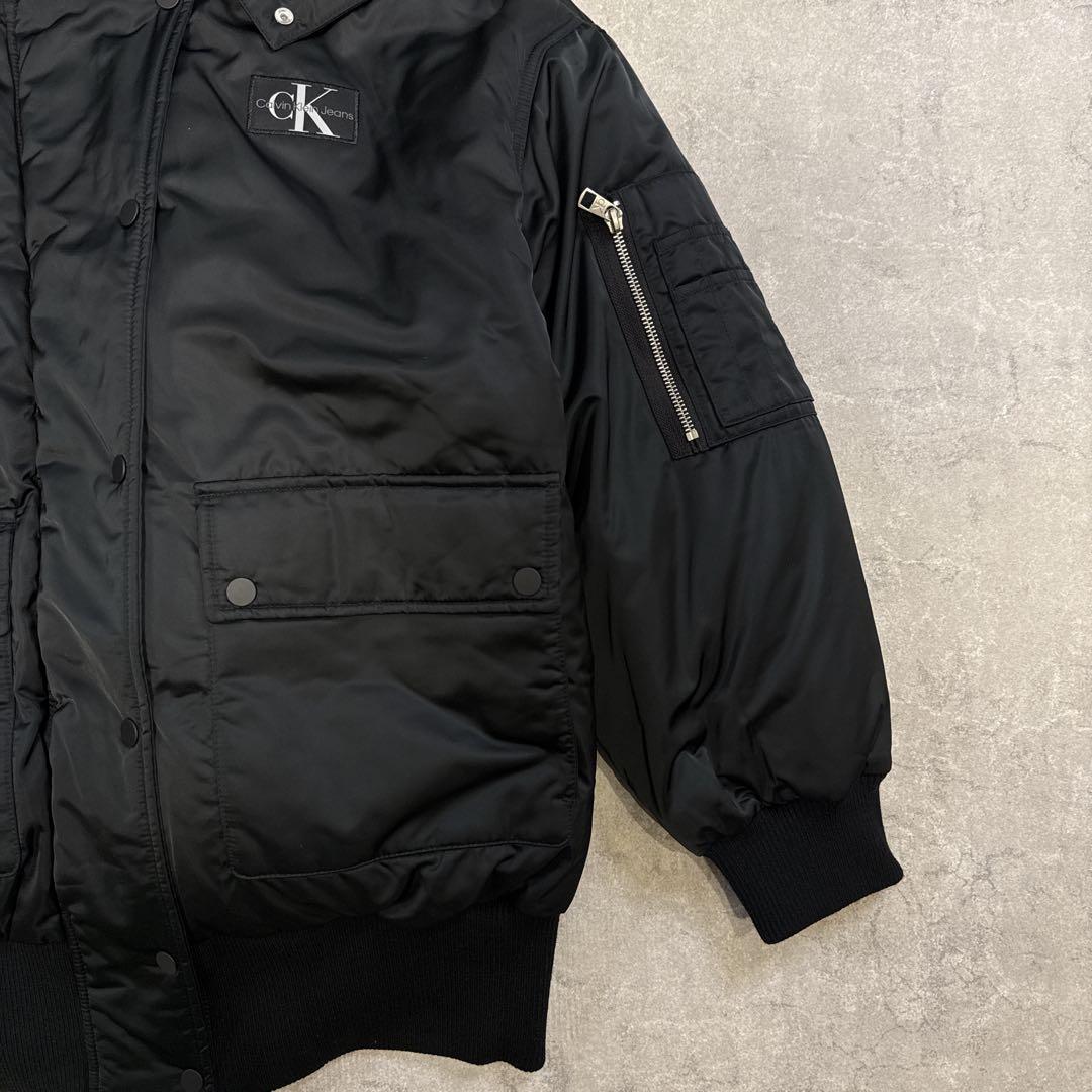 【美品】  Jeans ダウンジャケット M 黒 ボンバー