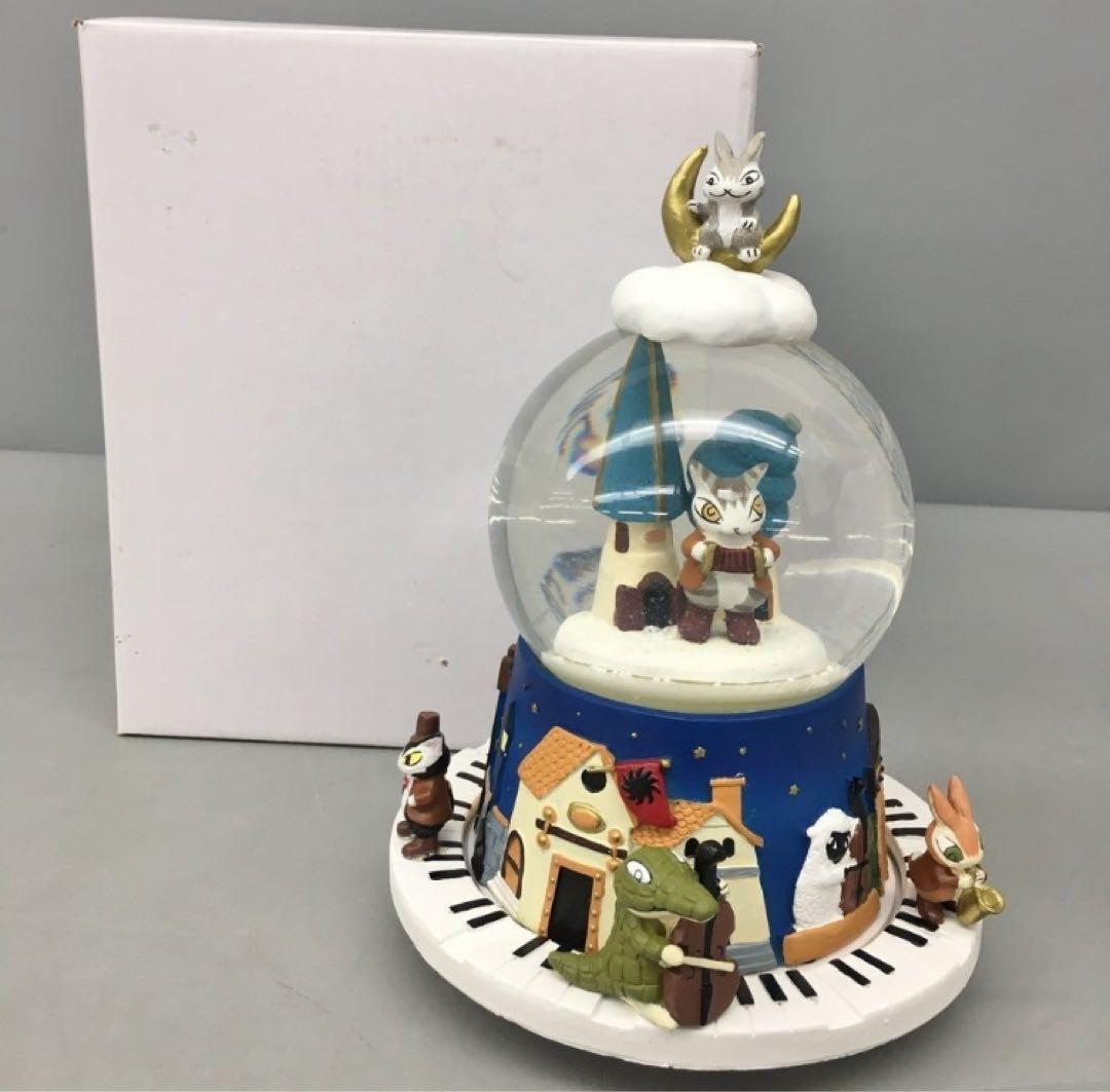 ・希少品・未使用・わちふぃーるど・ダヤン・オルゴールスノードーム・2018