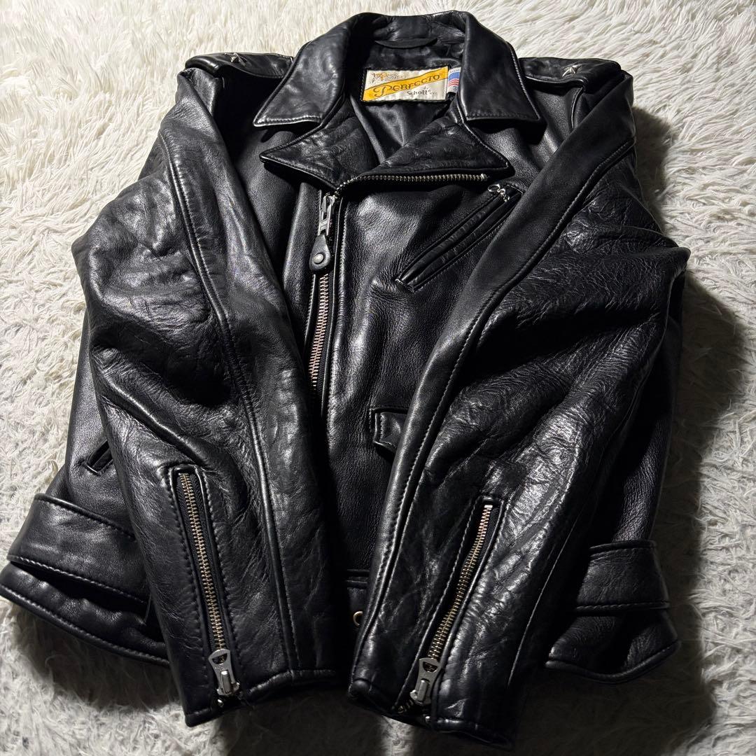 美品/希少■schott ライダースジャケット　113USN ワンスター　38