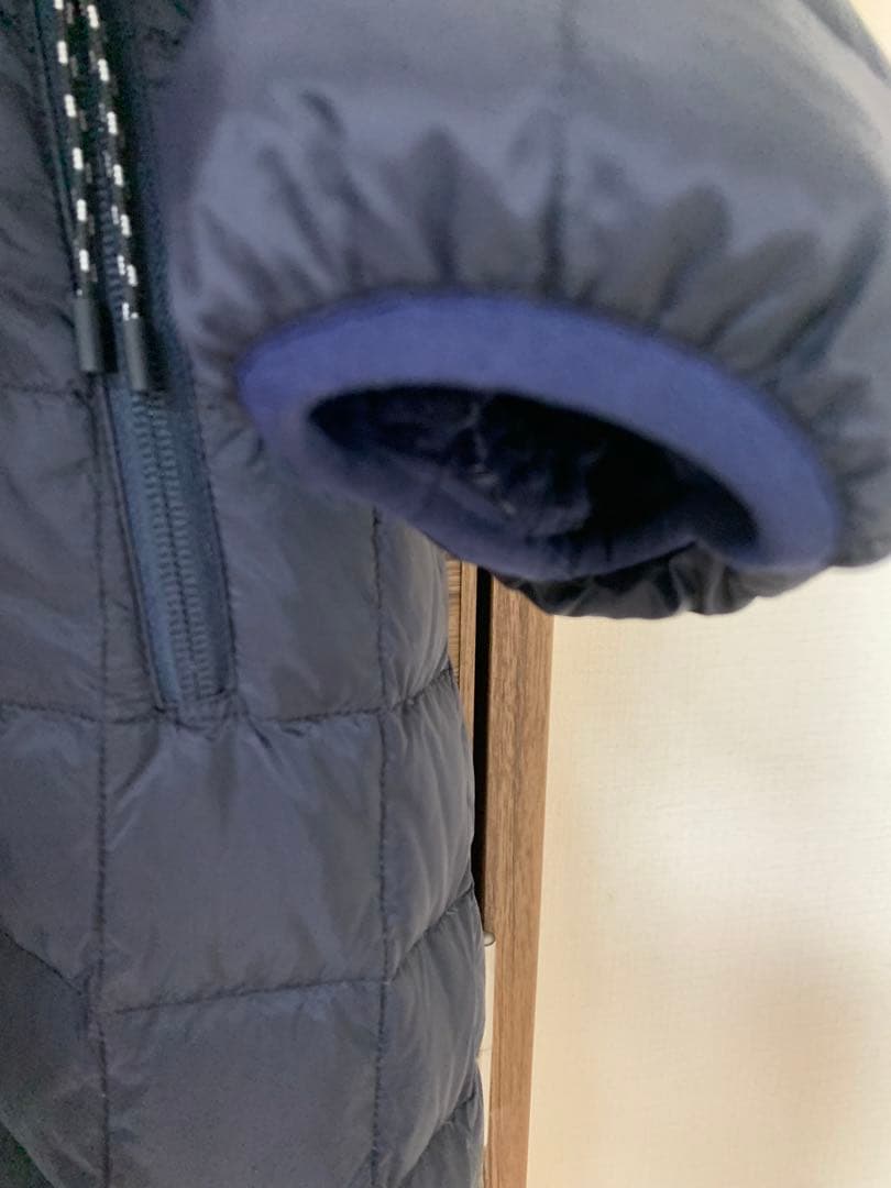 NOLLEY'S TAIONボアダウンリバーシブルコート　ノーリーズ　ネイビー