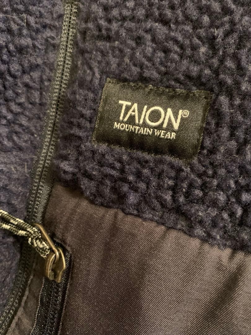 NOLLEY'S TAIONボアダウンリバーシブルコート　ノーリーズ　ネイビー