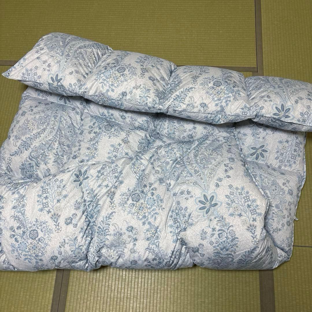 ひさ　　\"未使用\"京都西川羽毛布団リフォーム品