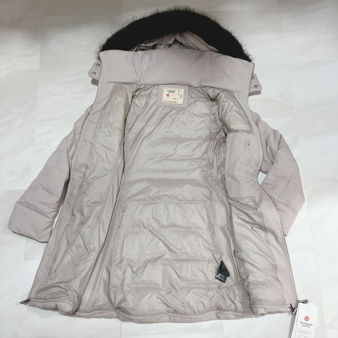 新品タグ付き 西川ダウン サージロングダウン ナノユニバース S 定価5.5万円