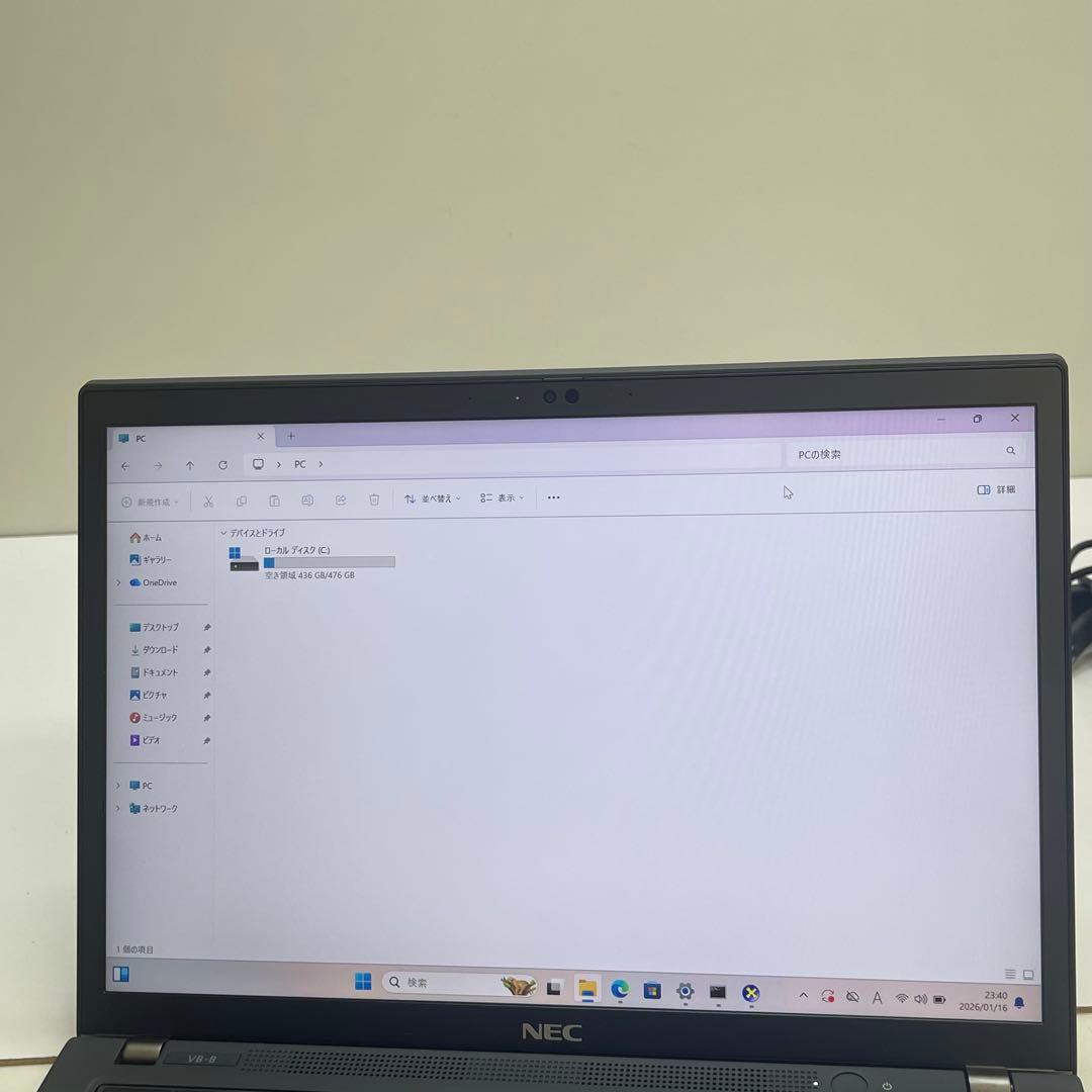 Windowsノート本体 #820 NEC VersaPro VB-B i5-1135G7 SSD512G