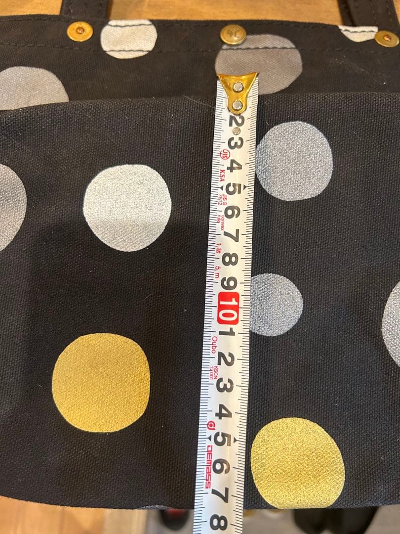 一澤信三郎帆布（京都）ドット柄トートバッグ
