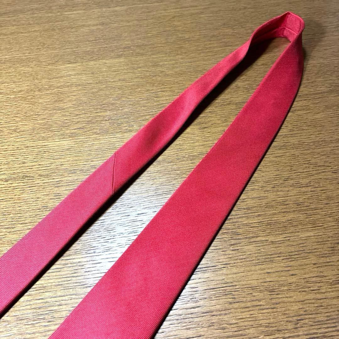 【美品】LOUIS VUITTON ルイヴィトン 赤ネクタイ