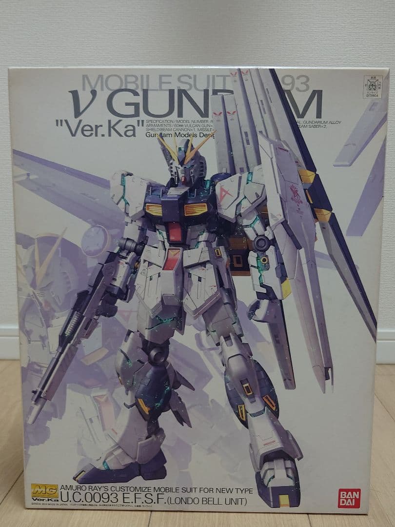 ゆ*ー様 未使用品　MG νガンダム Ver.Ka