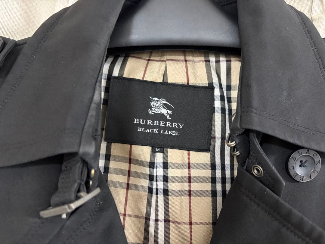 BURBERRY バーバリーブラックレーベル トレンチコート M ノバチェック