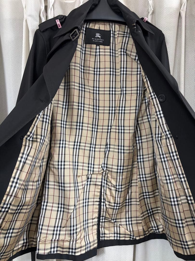 BURBERRY バーバリーブラックレーベル トレンチコート M ノバチェック