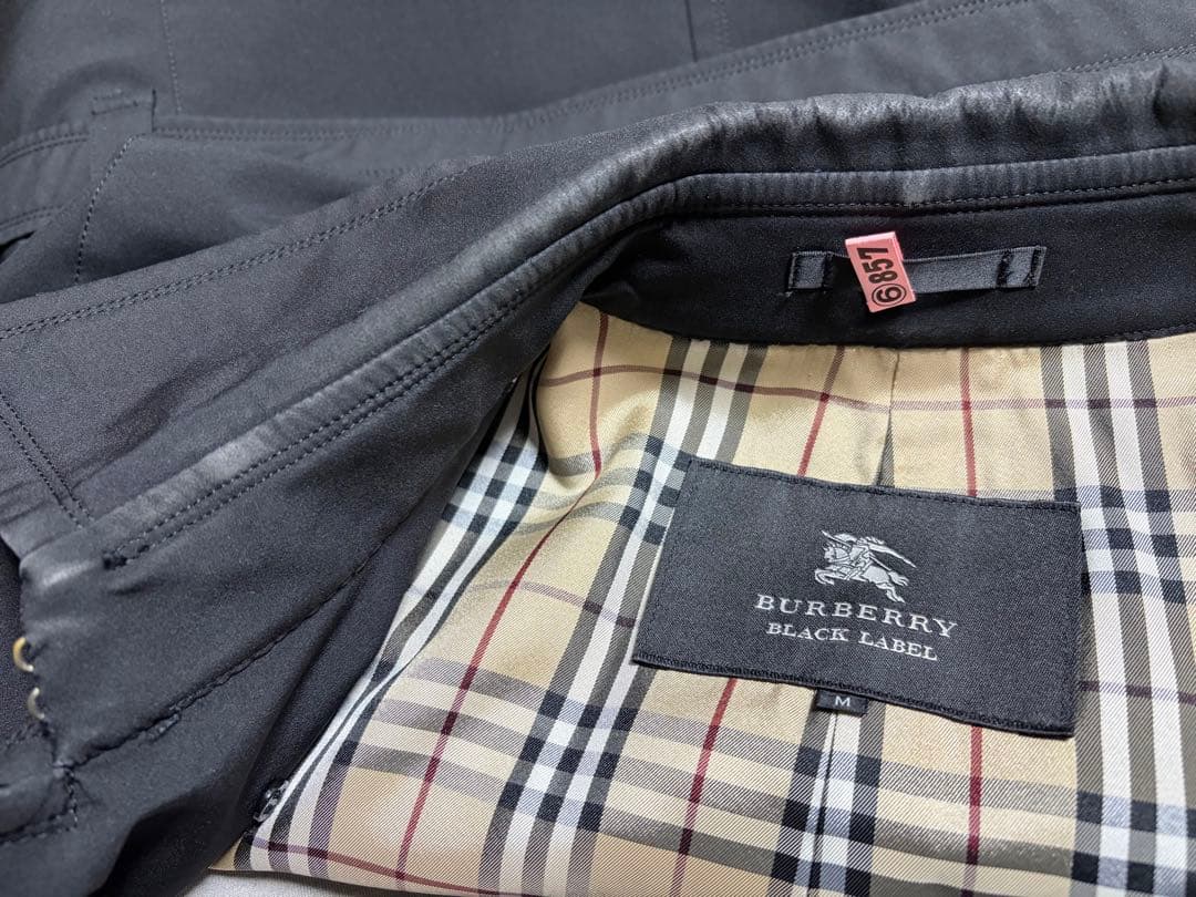 BURBERRY バーバリーブラックレーベル トレンチコート M ノバチェック