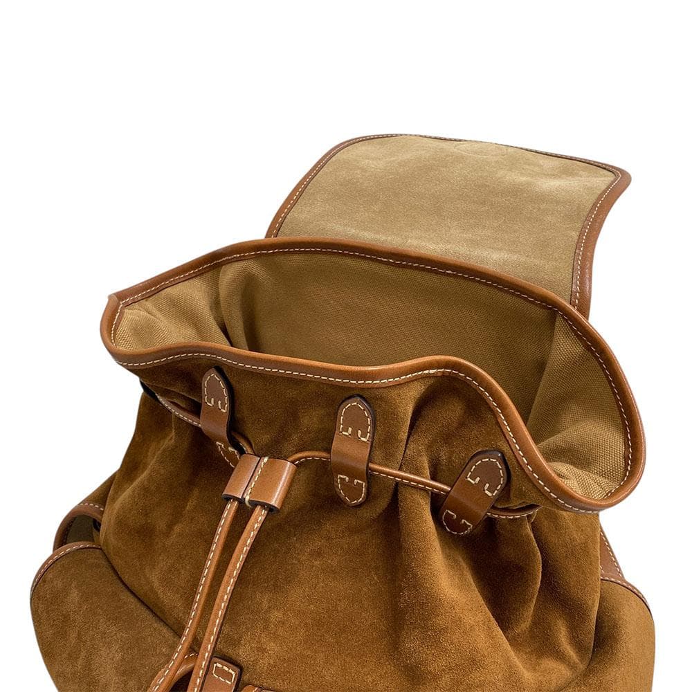 美品 ポロ ラルフローレン スエード Bellport バックパック リュック