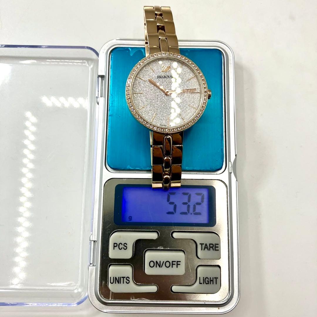 美品 稼働 新品電池 Swarovski コスモポリタン 腕時計 ピンクゴールド
