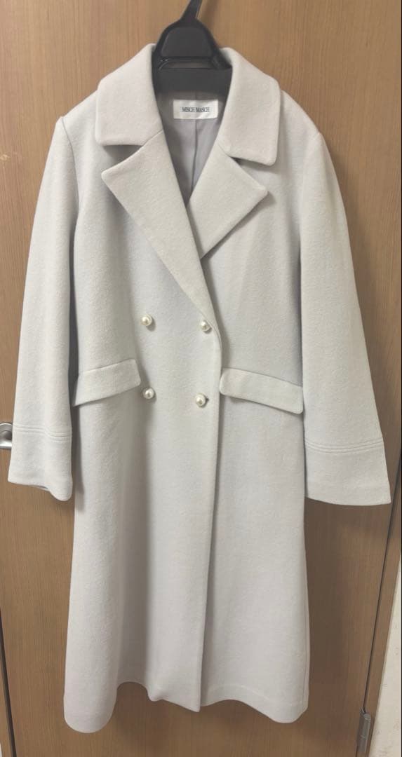MISCH MASCH ■2024秋冬新作■パールボタンチェスターコート
