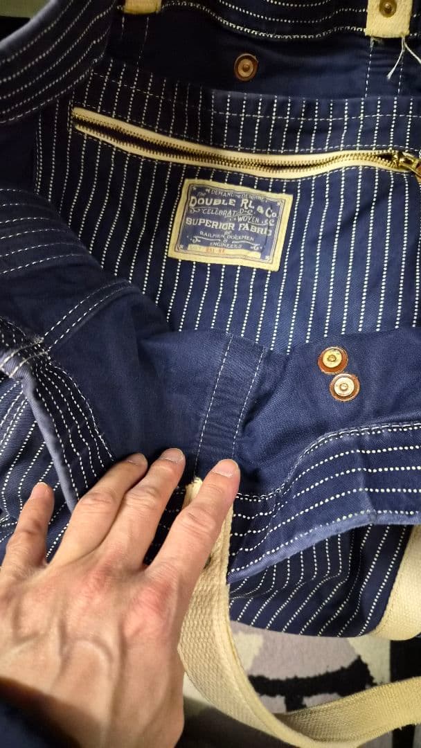 RRL ダブルアールエル ウォバッシュ トートバッグ　ヴィンテージ ワバッシュ