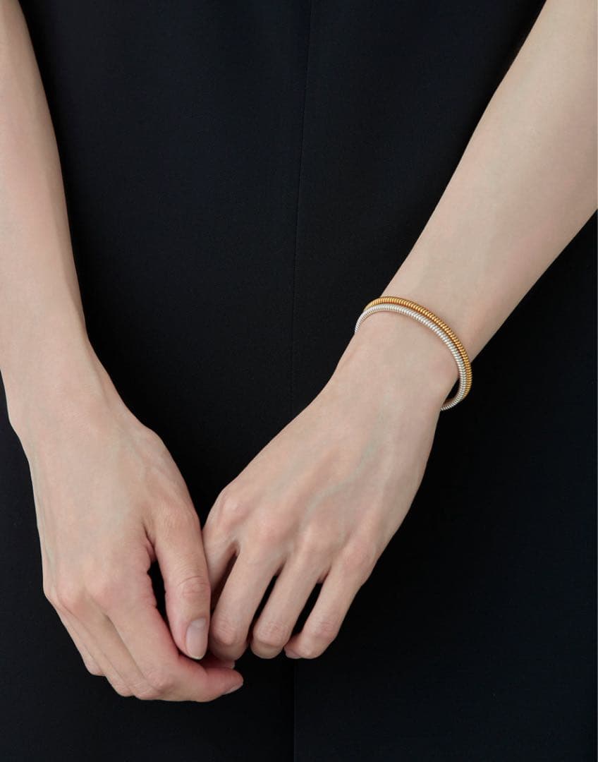 新作★新品未使用★PLOW ブレスレット★Spring BraceletGold