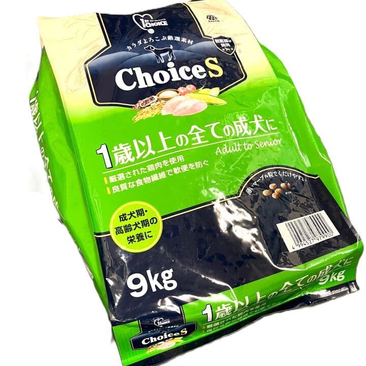 ファースト1 CHOICE Choices ドッグフード 成犬用 チキン 9kg