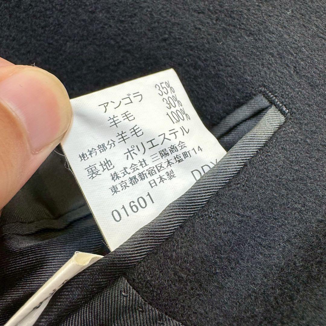希少✨バーバリーロンドン カシミヤ アンゴラ チェスターコート 比翼 Mサイズ