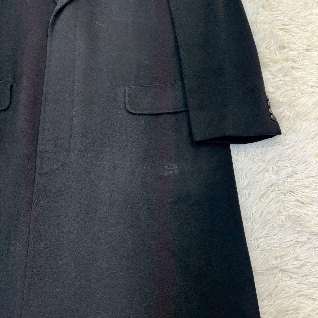 希少✨バーバリーロンドン カシミヤ アンゴラ チェスターコート 比翼 Mサイズ