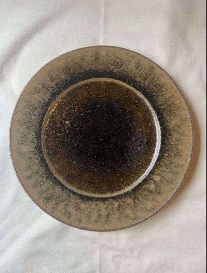 後藤竜太 益子焼 リム皿 24cm ２枚