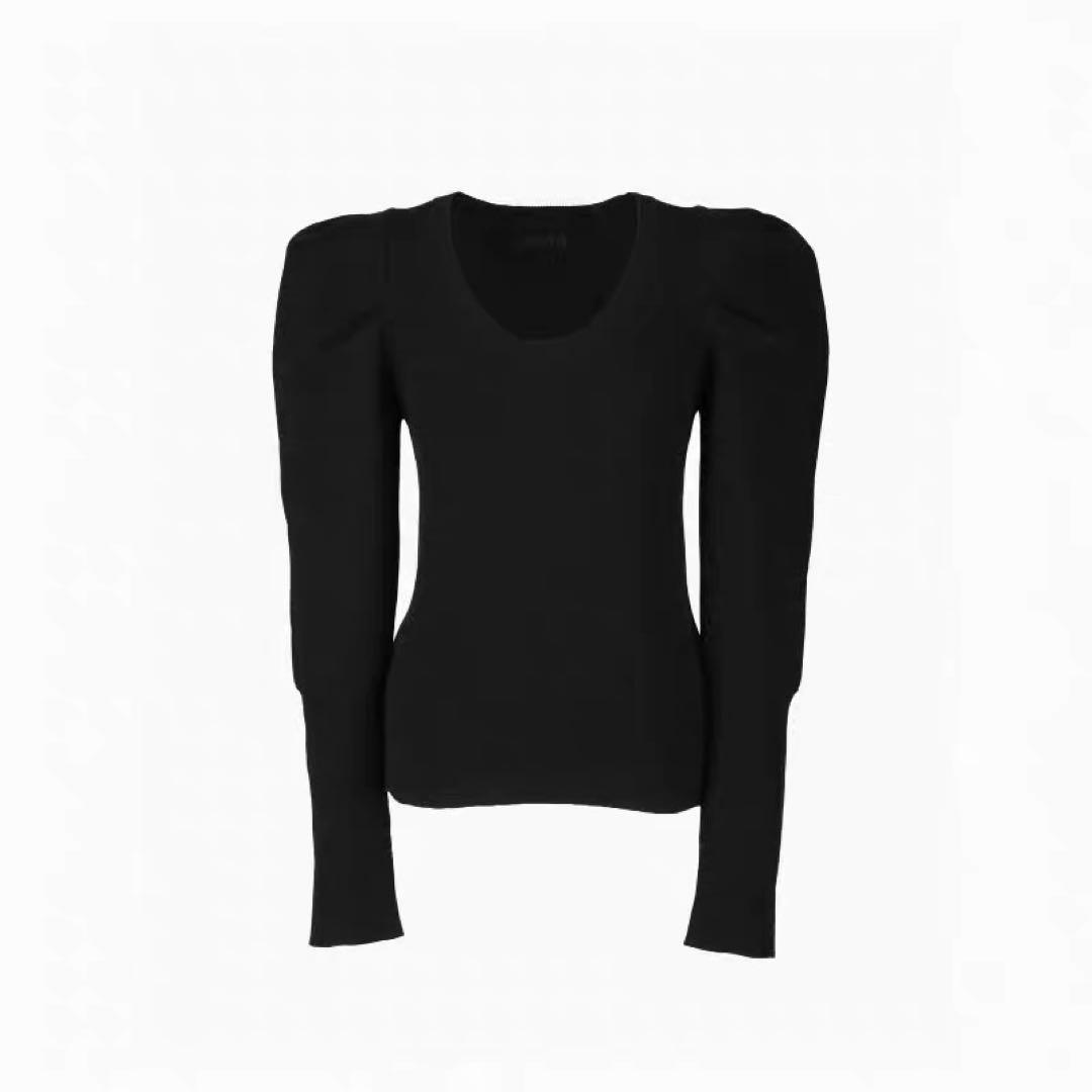 タグ付き新品 bibiy EFFIE PUFF KNIT ニット ブラック