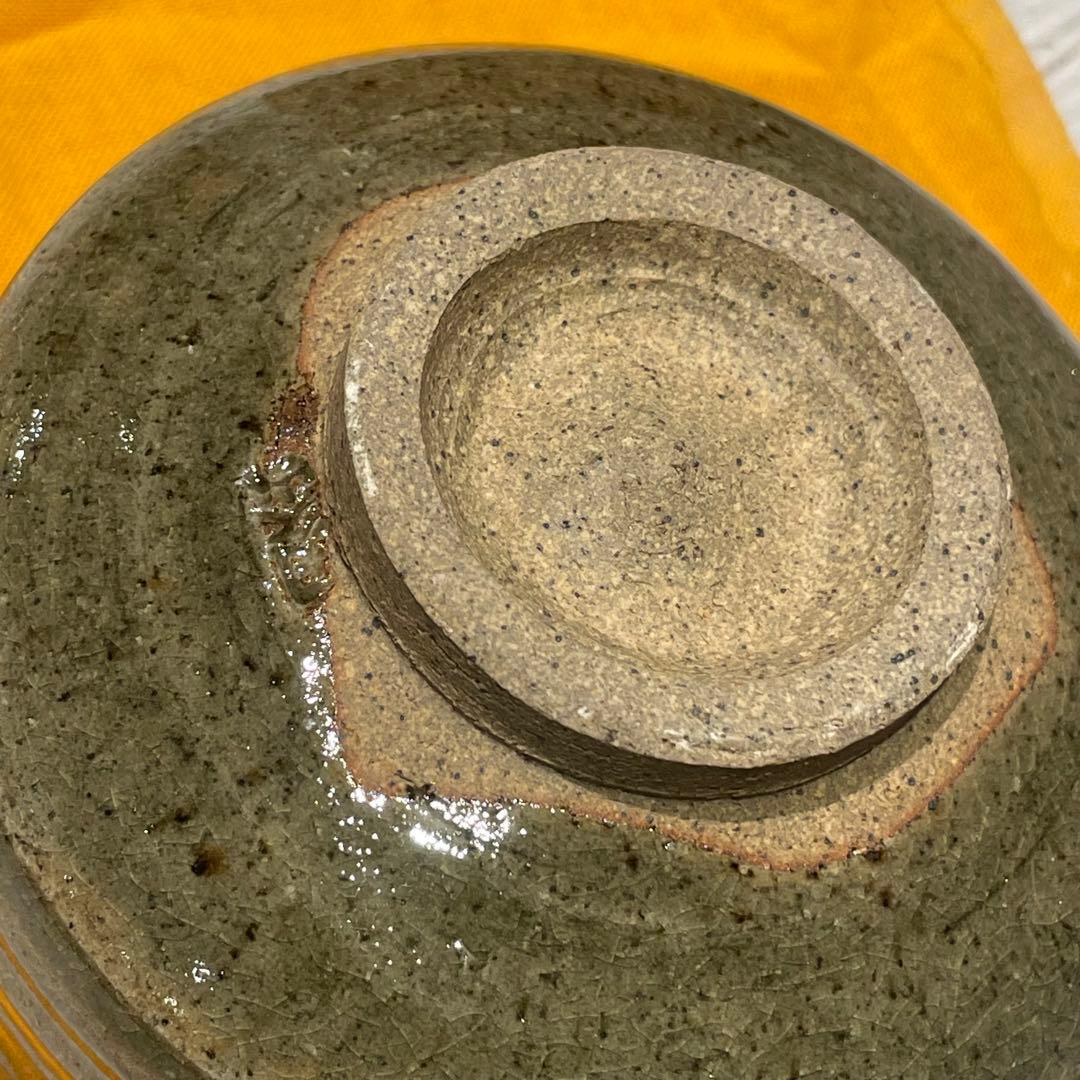 新品未使用　因久山焼　茶碗　抹茶碗　窯元　良憲　茶道具　コレクション　一点もの