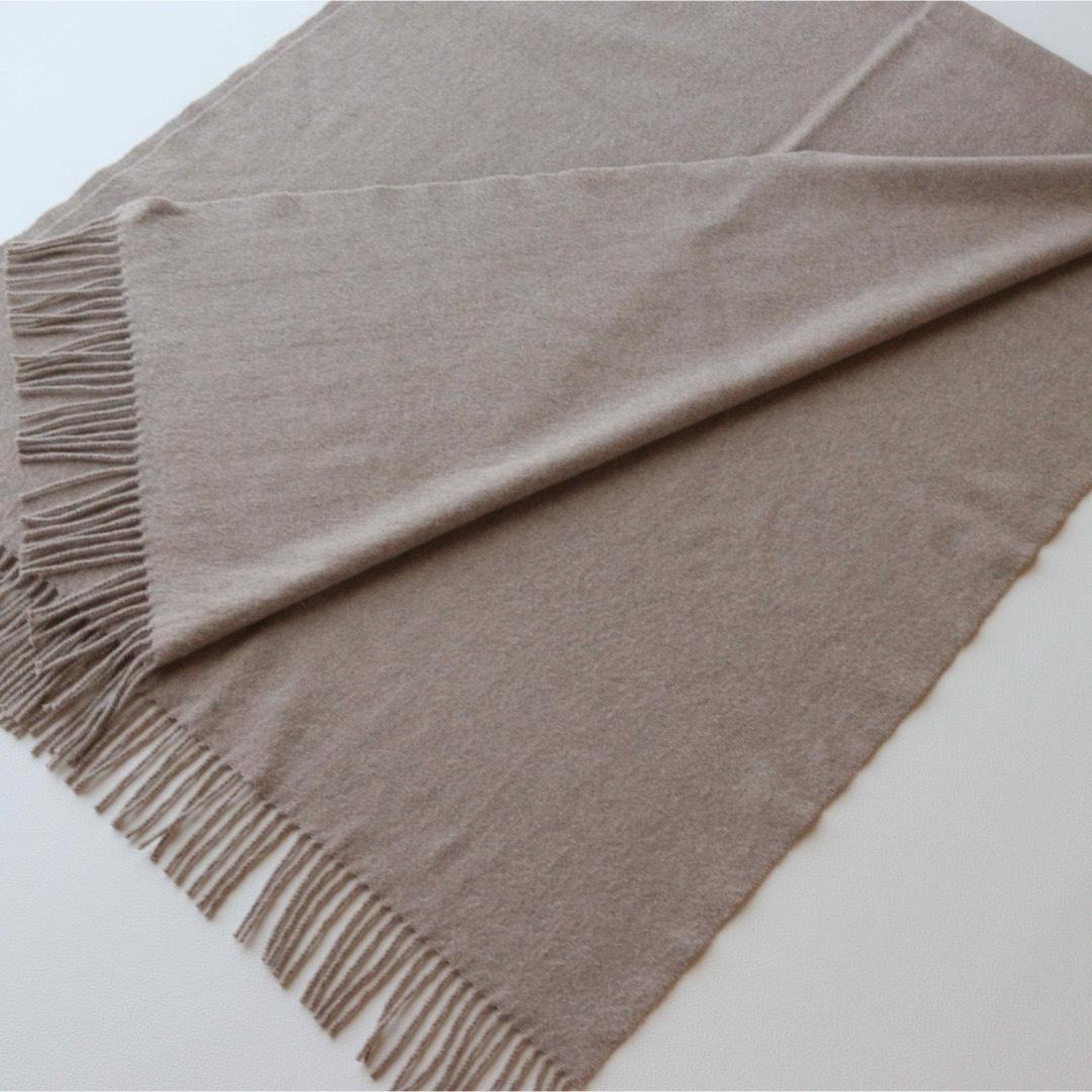5405【美品　現行品】ジョンストンズ 大判ストール カシミヤ100％
