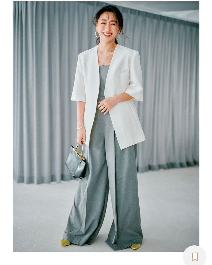 HYKEハイクSTRECH STRAPLESS JUMPSUIT サイズ1