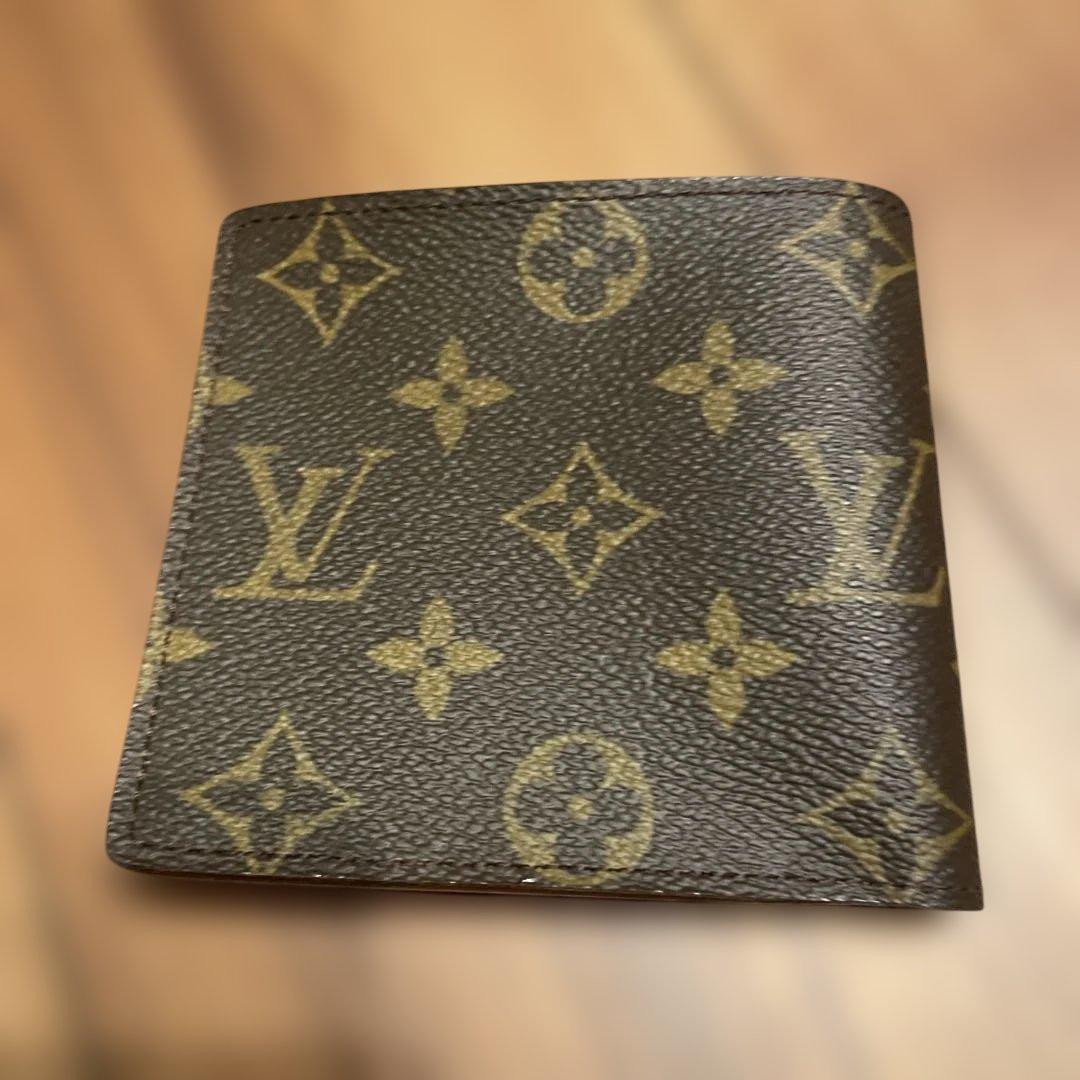 美品Louis Vuitton 二つ折り財布 モノグラム