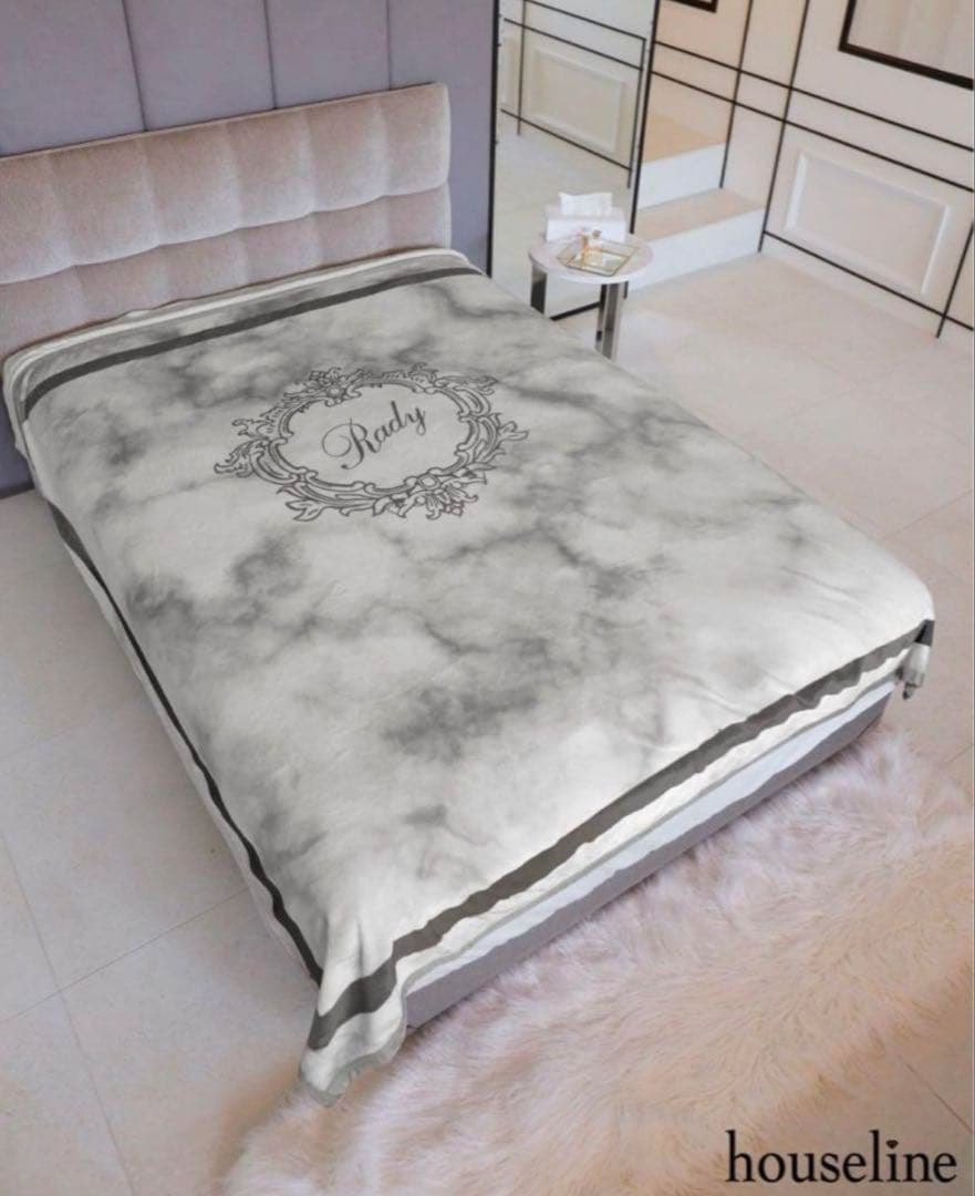 大理石 柄 毛布 ハウスライン 掛け 布団