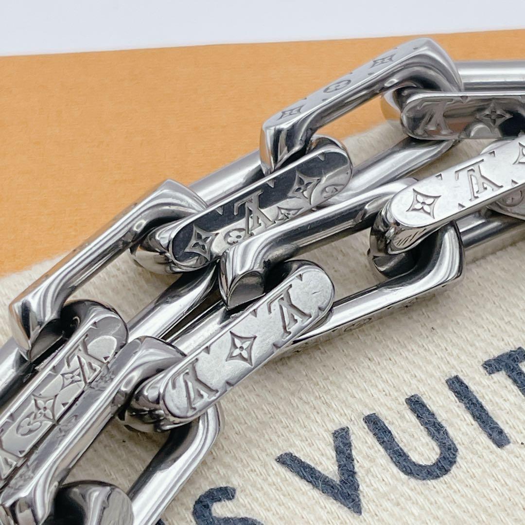 LOUIS VUITTON ネックレス　コリエ　チェーン　スクエア　モノグラム