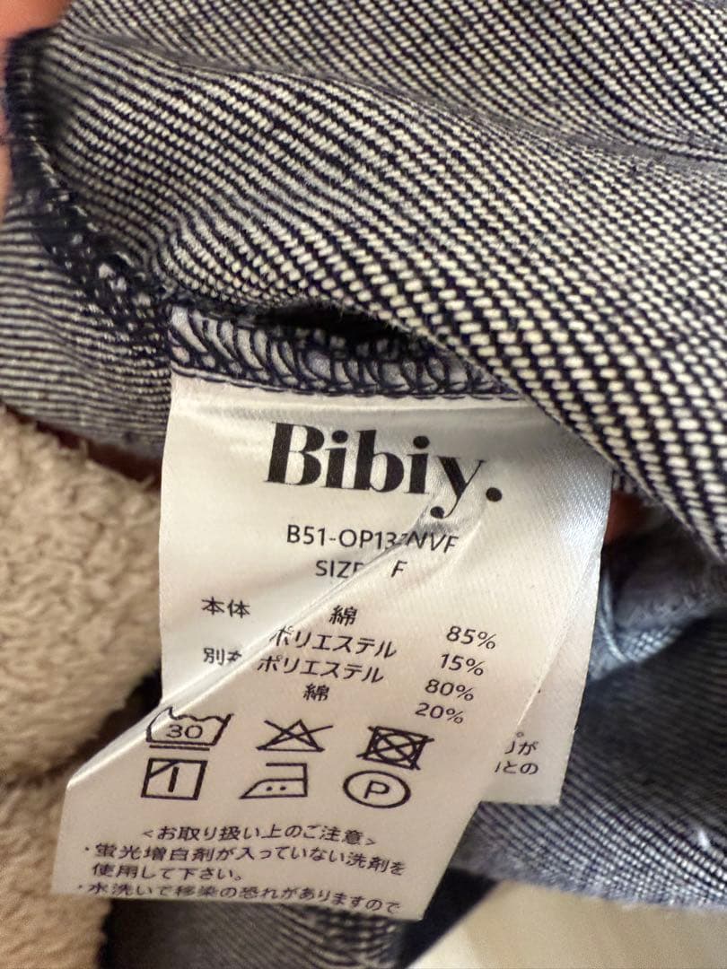 Bibiy. ROXY DENIM DRESS タグ付き