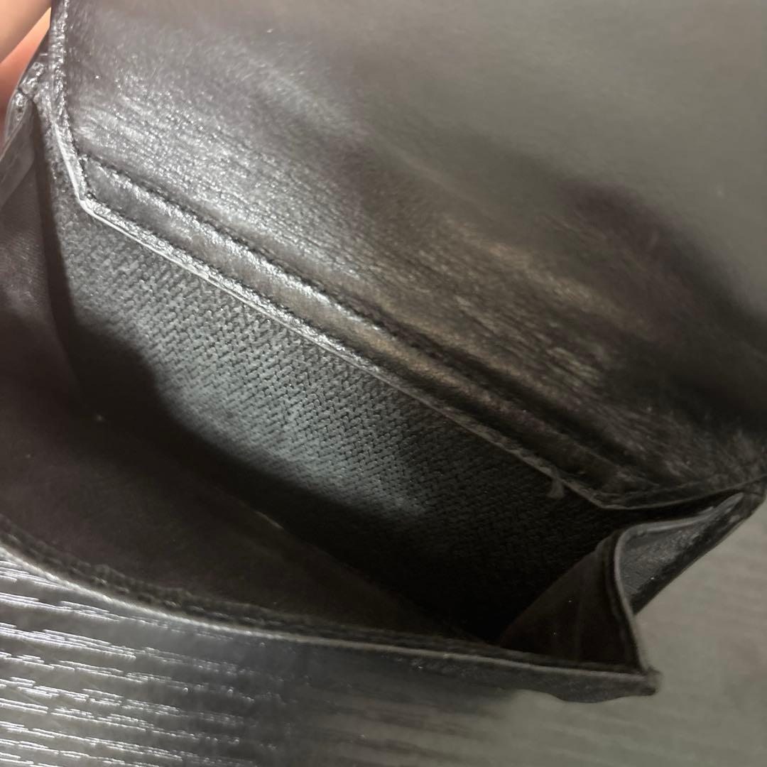 DIESEL ブラック 三つ折り財布 レザー