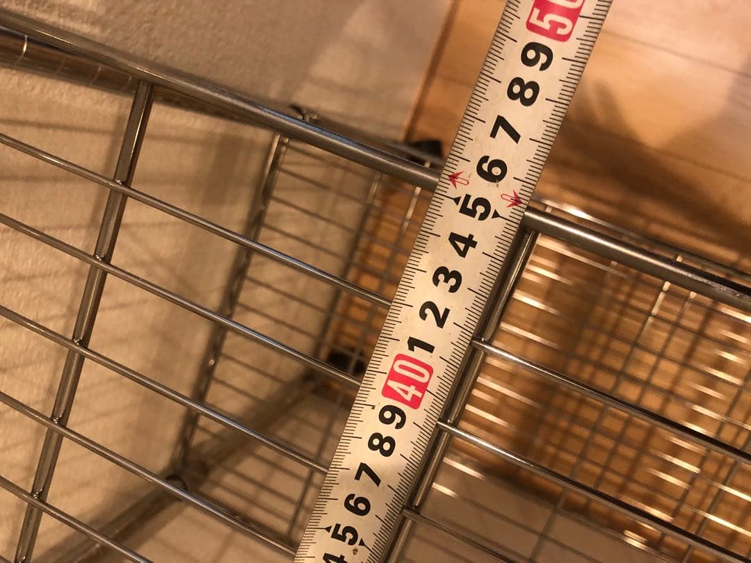 本日限定お値引‼️⑤5段スチールラック シルバー 約180cm