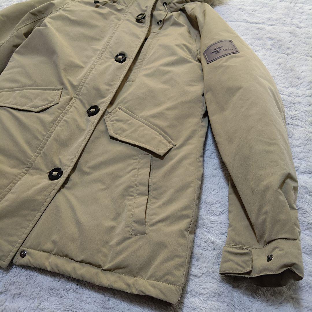 フォックスファイヤー　ALLIED　650FP ダウンジャケット M ベージュ
